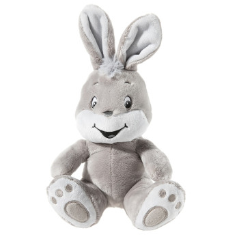 Плюшена играчка Сиво зайче, 23 см.