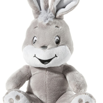 Плюшена играчка Сиво зайче, 23 см.