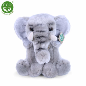Плюшено Слонче, седящо, 27 см.