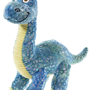 Плюшен Бронтозавър, син, 25 см