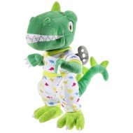 Плюшена играчка Динозавър с пижама, зелен, 26 см Плюшена играчка Динозавър с пижама, зелен, 26 см
