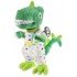 Плюшена играчка Динозавър с пижама, зелен, 26 см