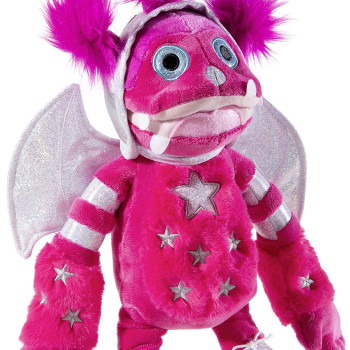 Плюшено чудовище, розово, 30 см