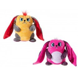 Плюшено зайче Изи с две лица, 15 см