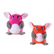 Плюшено прасенце Анина с две лица, 15 см