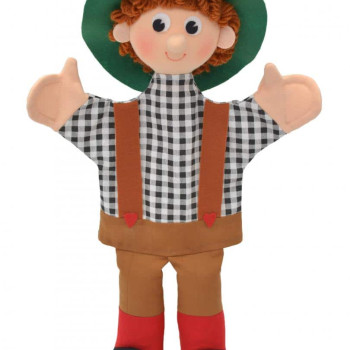 Кукла за театър Момче с шапка, 37 см.