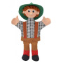 Кукла за театър Момче с шапка, 37 см.