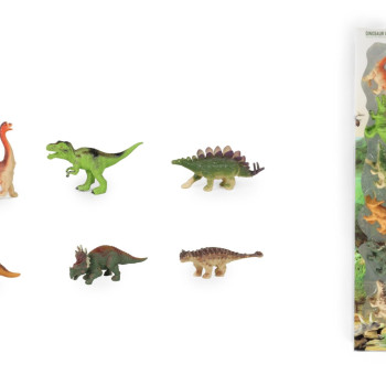 Комплект фигурки Динозаври, 6 броя, 7-10 см