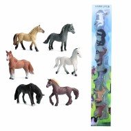 Комплект фигурки Животни Коне - 6 броя, 5 см.