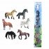 Комплект фигурки Животни Коне - 6 броя, 5 см.
