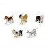 Комплект фигурки Кучета - 5 броя, 7-8 см.