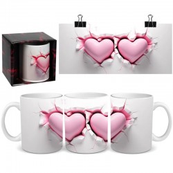 Чаша - Розово сърце