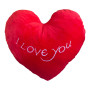 Плюшено сърце I Love you, червено, 65 см