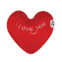 Плюшено сърце I Love you, червено, 27 см