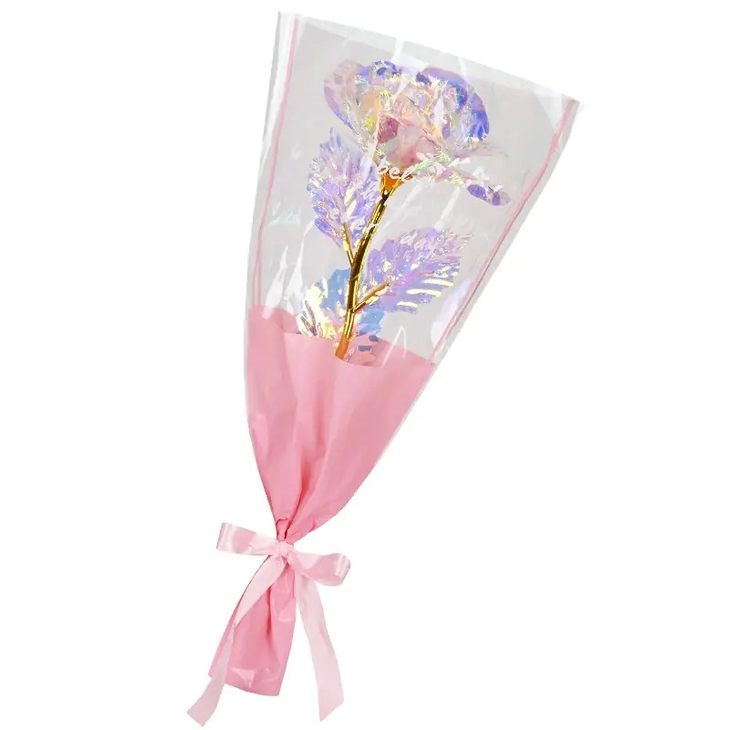 Холограмна роза гигант с LED светлини