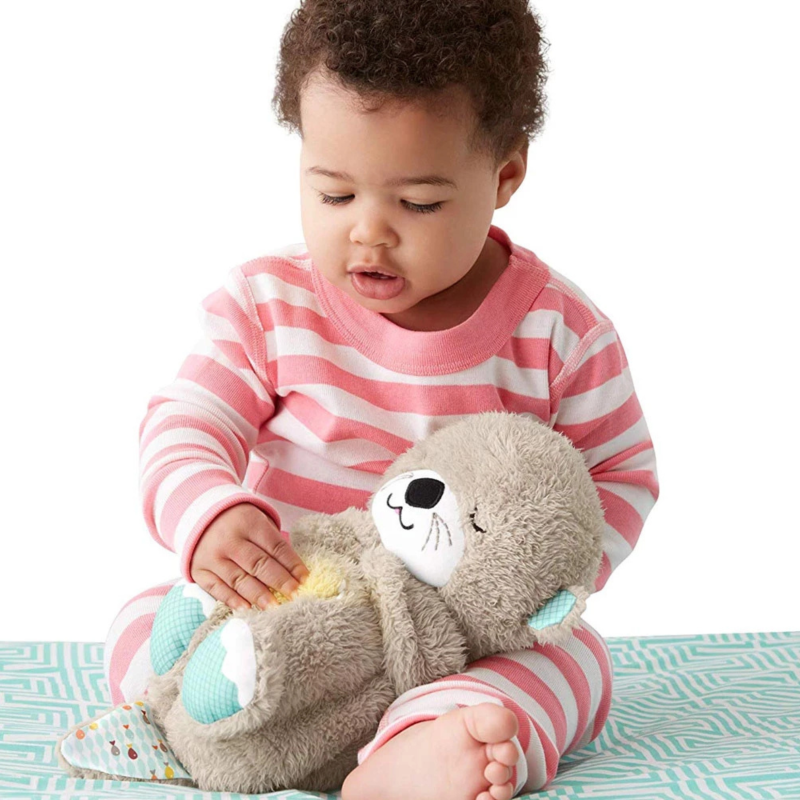 Плюшена дишаща видра Fisher Price, 28 см