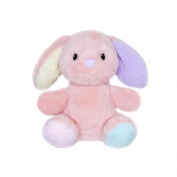 Плюшено бебе зайче Aurora, розово, 20 см