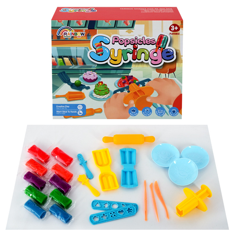 Моделин Сладолед с аксесоари, 5 цвята