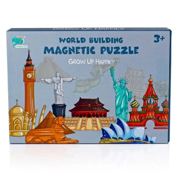 Магнитен пъзел Световни забележителности