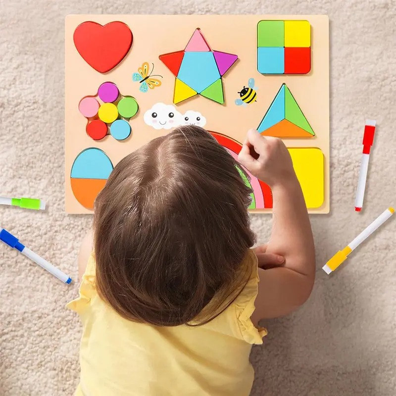 Дървен сортер и Бяла дъска за рисуване