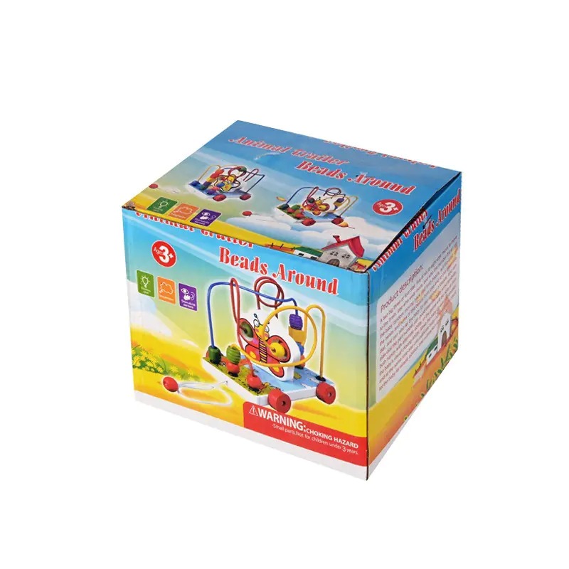 Дървена игра - Лабиринт на колелца